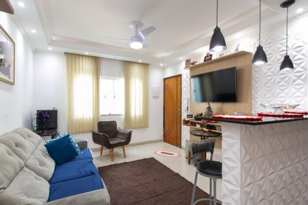 Sala de casa de condomínio à venda com 2 quartos, 65m² em Vila Regina, São Paulo