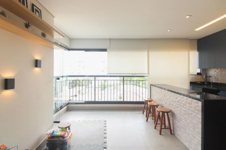 Varanda da Sala de apartamento à venda com 2 quartos, 85m² em Parque São Jorge, São Paulo