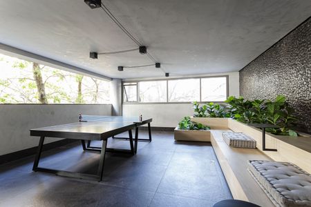 Studio para alugar com 26m², 1 quarto e sem vaga Studio para alugar com 26m², 1 quarto e sem vagaSalão de jogos