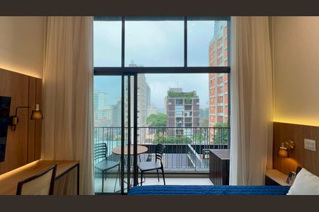 Studio para alugar com 28m², 1 quarto e sem vagaVaranda