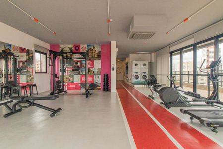 Studio para alugar com 25m², 1 quarto e 1 vaga Studio para alugar com 25m², 1 quarto e 1 vagaÁrea comum - Academia