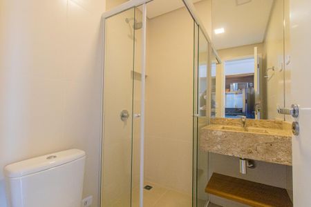 Studio para alugar com 25m², 1 quarto e 1 vaga Studio para alugar com 25m², 1 quarto e 1 vagaBanheiro Social