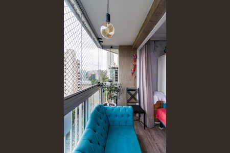 Varanda da Sala de apartamento à venda com 3 quartos, 146m² em Vila Andrade, São Paulo