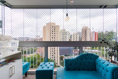 Varanda da Sala de apartamento à venda com 3 quartos, 146m² em Vila Andrade, São Paulo