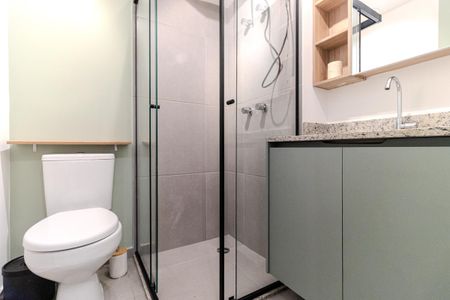 Apartamento para alugar com 23m², 1 quarto e sem vaga Apartamento para alugar com 23m², 1 quarto e sem vagaBanheiro