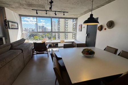 Sala de apartamento à venda com 3 quartos, 122m² em Campo Belo, São Paulo