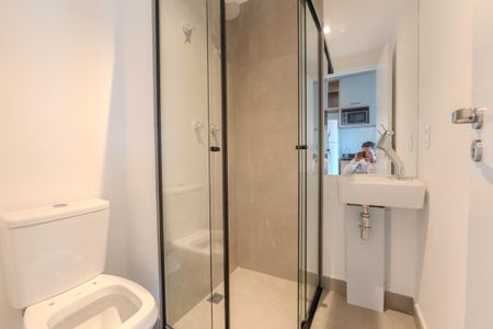 Studio para alugar com 24m², 1 quarto e sem vagaBanheiro