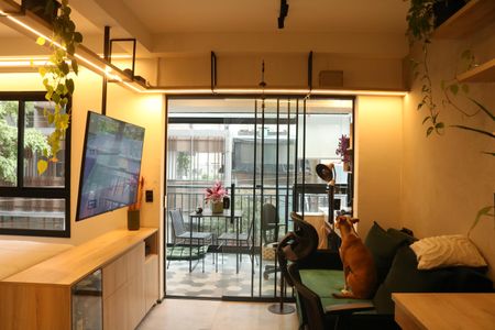 Sala/Cozinha de kitnet/studio à venda com 1 quarto, 36m² em Pompeia, São Paulo