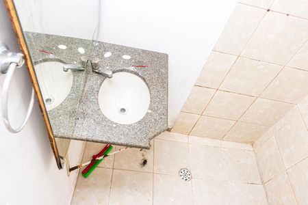 Banheiro Social de casa para alugar com 1 quarto, 100m² em Jardim Lallo, São Paulo