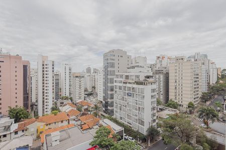 Vista da Varanda de apartamento para alugar com 3 quartos, 108m² em Cerqueira César, São Paulo