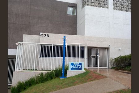 Apartamento para alugar com 37m², 2 quartos e sem vagaFachada e portaria