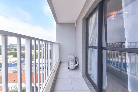 Varanda de kitnet/studio à venda com 1 quarto, 27m² em Santo Amaro, São Paulo