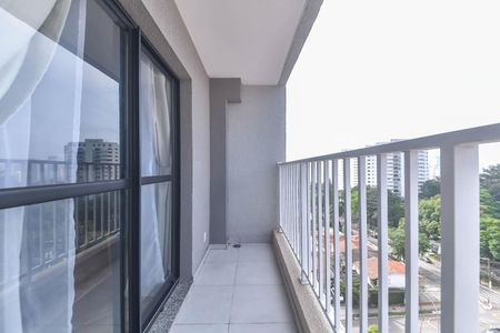 Studio à venda com 27m², 1 quarto e sem vagaVaranda