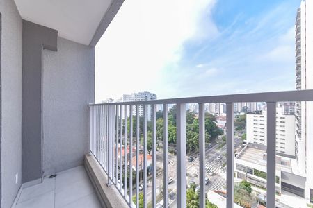 Varanda de kitnet/studio à venda com 1 quarto, 27m² em Santo Amaro, São Paulo