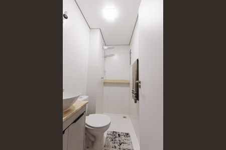 Banheiro de kitnet/studio para alugar com 1 quarto, 35m² em Jardim Santa Cruz, Indaiatuba