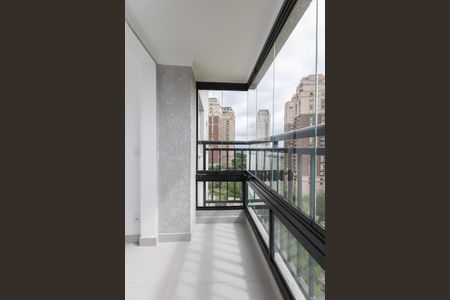 Varanda da Sala de apartamento à venda com 2 quartos, 40m² em Cidade Jardim, São Paulo