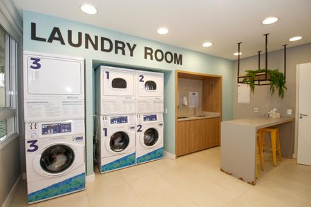 Studio à venda com 25m², 1 quarto e sem vaga Studio à venda com 25m², 1 quarto e sem vagaÁrea Comum - Lavanderia