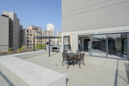 Apartamento para alugar com 24m², 1 quarto e sem vaga Apartamento para alugar com 24m², 1 quarto e sem vagaÁrea comum - Churrasqueira