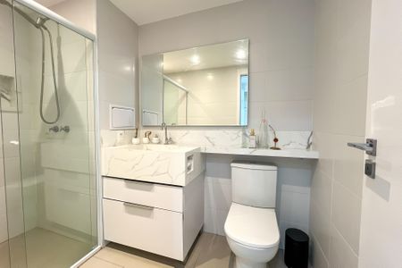 Studio para alugar com 27m², 1 quarto e sem vaga Studio para alugar com 27m², 1 quarto e sem vagaBanheiro