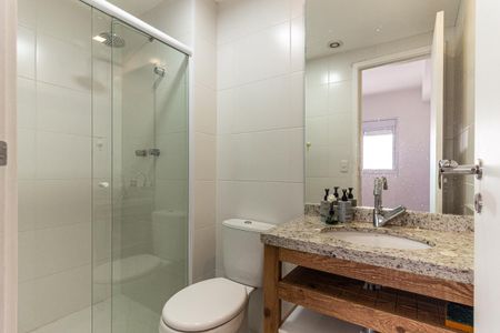 Apartamento para alugar com 40m², 1 quarto e sem vagaBanheiro da Suíte