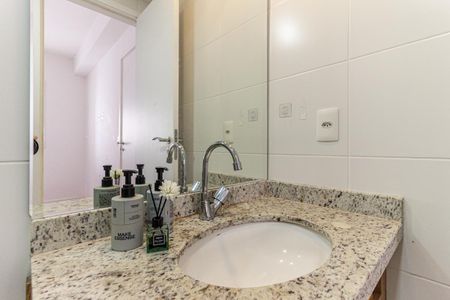 Apartamento para alugar com 40m², 1 quarto e sem vagaBanheiro da Suíte