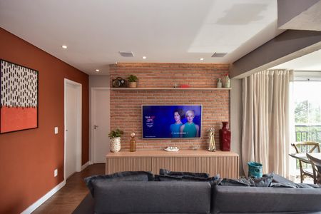 Sala de Tv de apartamento à venda com 2 quartos, 74m² em Vila Andrade, São Paulo