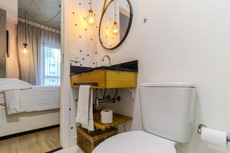 Studio para alugar com 29m², 1 quarto e sem vagaBanheiro