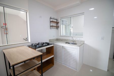SALA E COZINHA de apartamento para alugar com 1 quarto, 32m² em Santana, São Paulo
