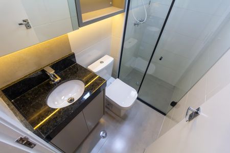 Apartamento para alugar com 38m², 2 quartos e sem vaga Apartamento para alugar com 38m², 2 quartos e sem vagaBanheiro