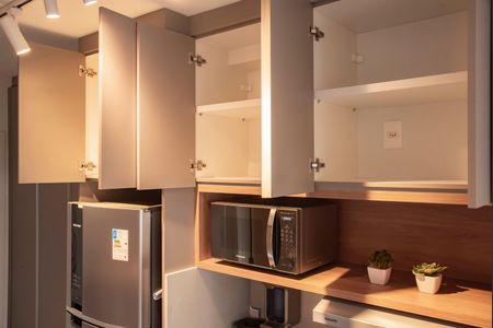 Studio à venda com 27m², 1 quarto e sem vagaCozinha