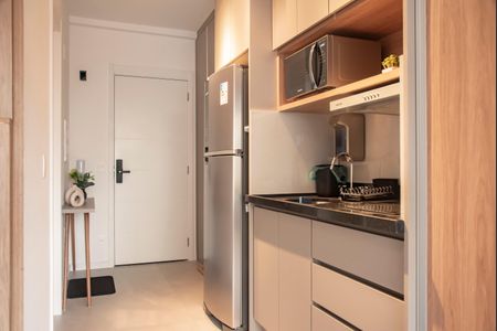 Studio à venda com 27m², 1 quarto e sem vagaCozinha