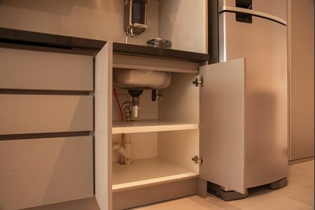 Studio à venda com 27m², 1 quarto e sem vagaCozinha