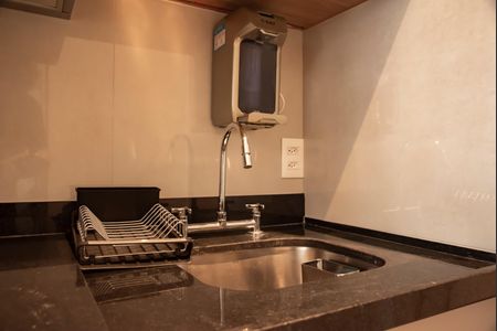 Studio à venda com 27m², 1 quarto e sem vagaCozinha