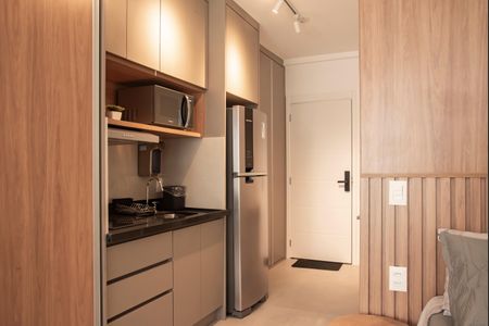 Studio à venda com 27m², 1 quarto e sem vagaCozinha