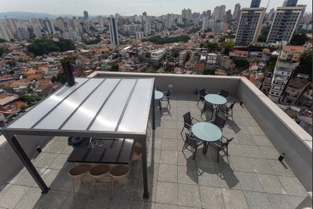 Apartamento para alugar com 35m², 1 quarto e 1 vaga Apartamento para alugar com 35m², 1 quarto e 1 vagaÁrea comum - Churrasqueira