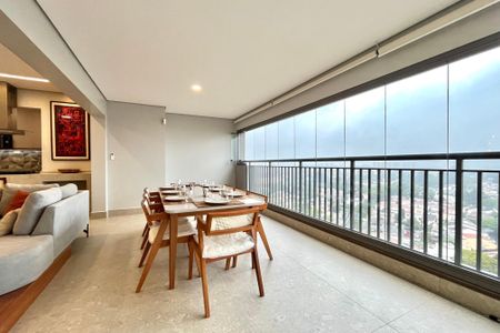 Varanda da Sala de apartamento à venda com 3 quartos, 165m² em Jardim Prudência, São Paulo