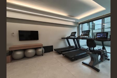 Studio à venda com 28m², 1 quarto e sem vaga Studio à venda com 28m², 1 quarto e sem vagaAcademia