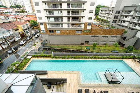 Apartamento para alugar com 100m², 2 quartos e 2 vagasVista da varanda