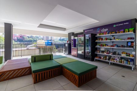 Apartamento para alugar com 34m², 1 quarto e 1 vaga Apartamento para alugar com 34m², 1 quarto e 1 vagaÁrea comum - Mercadinho