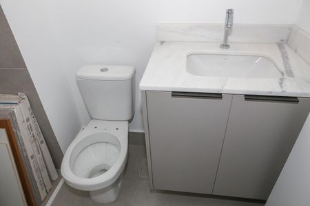 Apartamento à venda com 55m², 1 quarto e 2 vagasBanheiro da Suíte