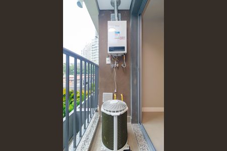 Varanda de kitnet/studio para alugar com 1 quarto, 24m² em Vila Cordeiro, São Paulo