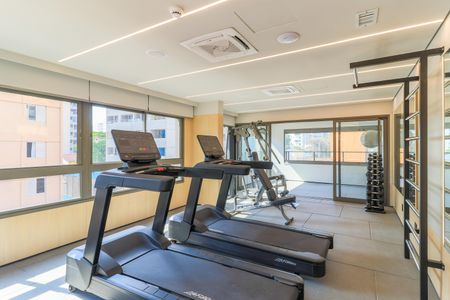 Studio à venda com 25m², 1 quarto e sem vaga Studio à venda com 25m², 1 quarto e sem vagaÁrea comum - Academia