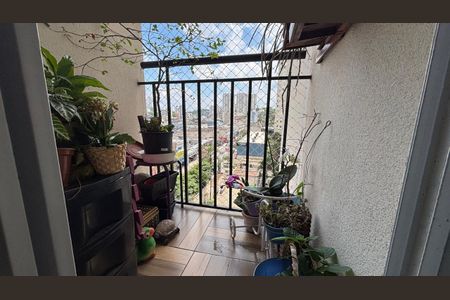 Sala - Varanda  de apartamento para alugar com 2 quartos, 48m² em Nova Petrópolis, São Bernardo do Campo