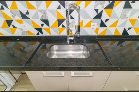 Apartamento para alugar com 32m², 1 quarto e sem vaga Apartamento para alugar com 32m², 1 quarto e sem vagaDetalhe - Cozinha