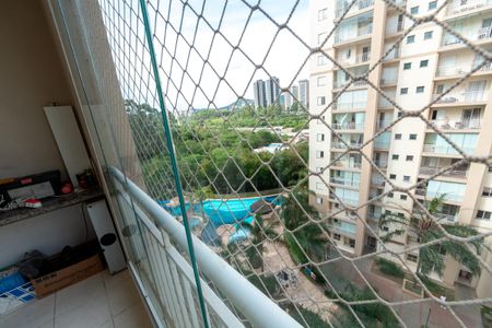 Varanda da Sala de apartamento para alugar com 2 quartos, 72m² em Jardim Tupanci, Barueri