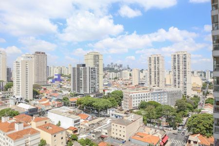 Vista da Sacada de apartamento à venda com 1 quarto, 29m² em Vila Romana, São Paulo