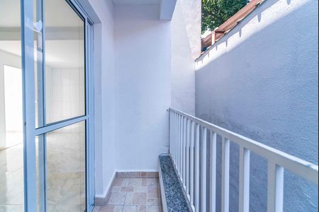 Varanda da Sala de casa de condomínio para alugar com 2 quartos, 100m² em Parque das Nações, Santo André