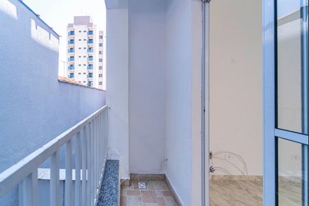 Varanda da Sala de casa de condomínio para alugar com 2 quartos, 100m² em Parque das Nações, Santo André