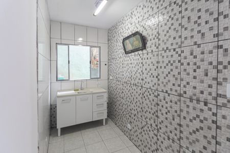 Cozinha de casa para alugar com 1 quarto, 40m² em Jardim Felicidade (zona Norte), São Paulo