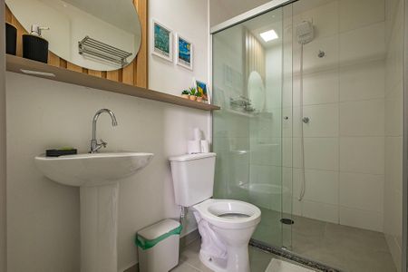 Studio para alugar com 25m², 1 quarto e sem vagaBanheiro Social
